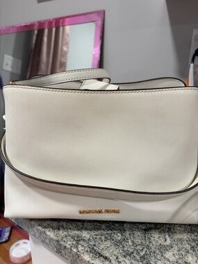 Michael Kors Cream Saffiano Crossbody Shoulder Bag